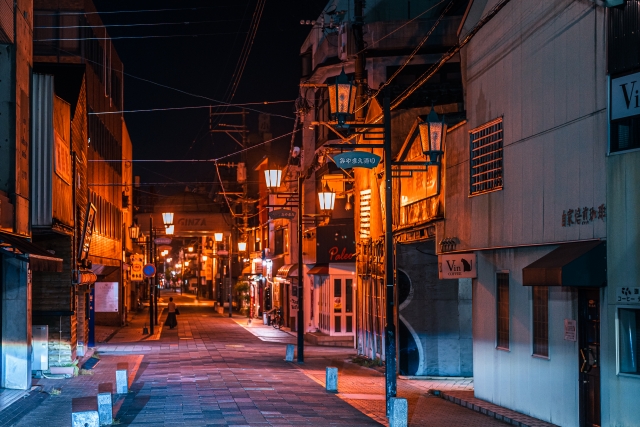 昭和の大牟田の街並みイメージ