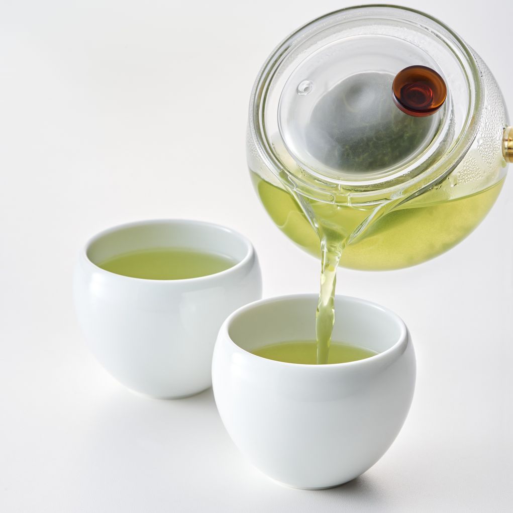 淹れたてのお茶